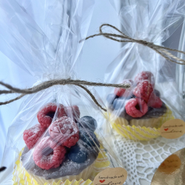 Handmade soap "Cupcake" with berries aroma